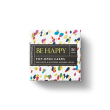 Load image into Gallery viewer, Inspirational Pop-open Thoughtfulls Cards - Be Happy
