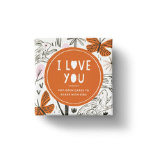 Load image into Gallery viewer, Children&#39;s Inspirational Pop-Open Cards - I Love You
