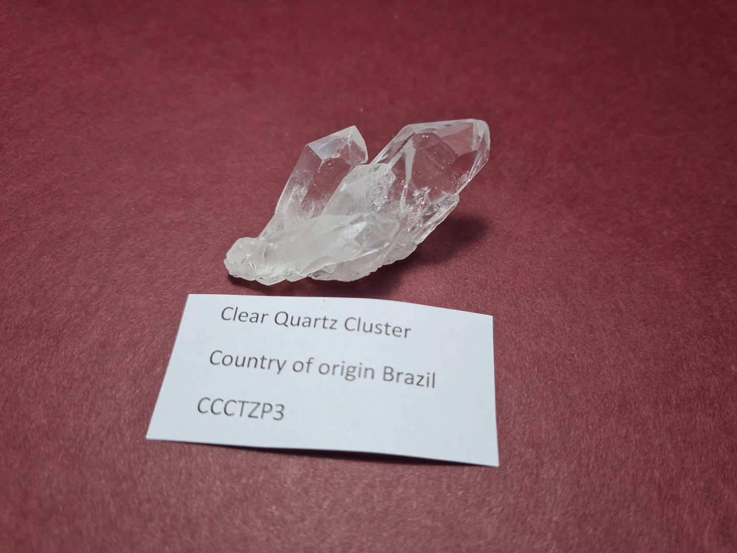 Clear Quartz cluster (3) Crystal Gem Stone