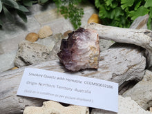 Load image into Gallery viewer, Smokey Quartz Cluster Point with Hematite (6) -  (Australian private Collection) Crystal Gem Stone
