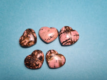 Load image into Gallery viewer, Rhodonite Crystal Gem Stone Heart
