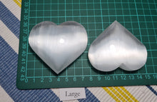 Load image into Gallery viewer, Selenite Crystal Gem Stone Heart
