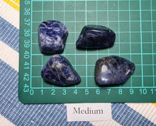 Load image into Gallery viewer, Sodalite Tumbled Crystal Gem Stone
