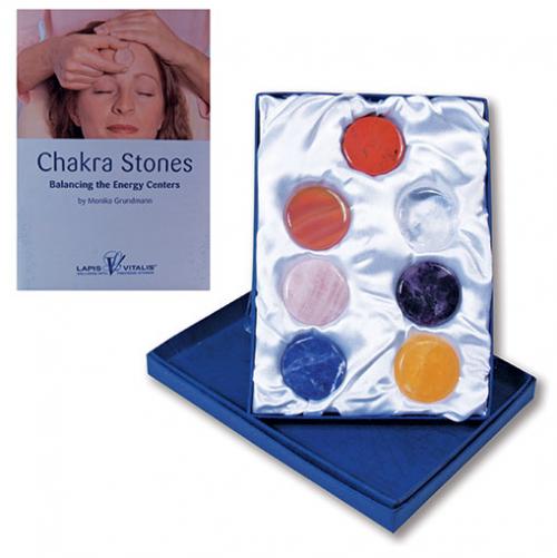 Chakra Stone Kit and Guide Book Boxed Gift Set
